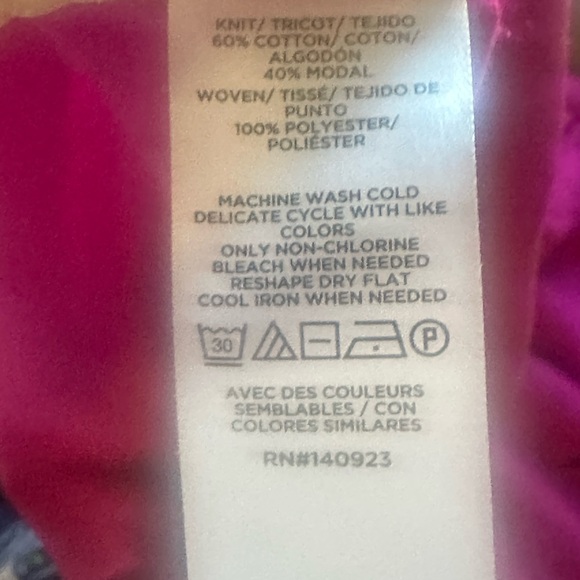 Loft Large Raspberry Satin blouse. - Picture 3 of 3